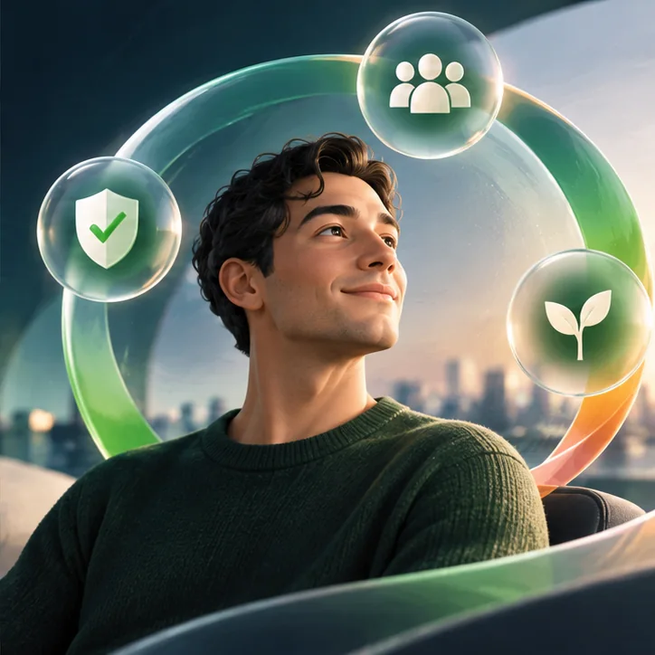 Supporting illustration for Pilot realistic journeys, not isolated screens