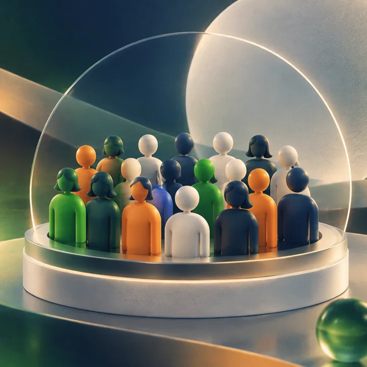 Supporting illustration for Pilot realistic journeys, not isolated screens